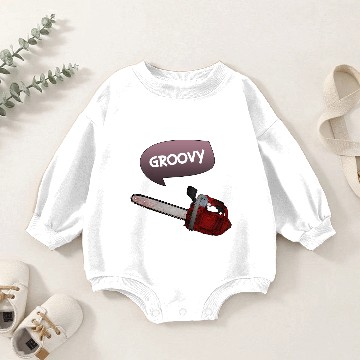 Discover Evil dead - Groovy chains Baby Romper Sweatshirts