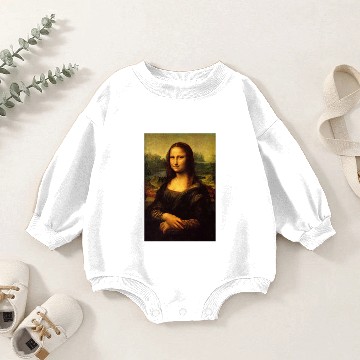Discover Mona Lisa Baby Romper Sweatshirts