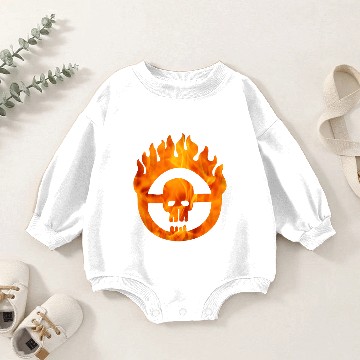 Discover Mad Max - Skull Logo Baby Romper Sweatshirts