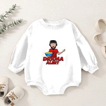 Discover Drama Alert - Popcorn Baby Romper Sweatshirts