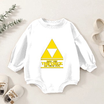 Discover May the Triforce Baby Romper Sweatshirts