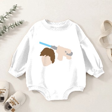 Discover Luke Skywalker Lightsaber Baby Romper Sweatshirts