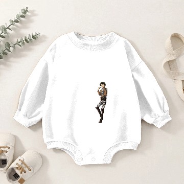 Discover AO Titan Levi Ackerman Baby Romper Sweatshirts