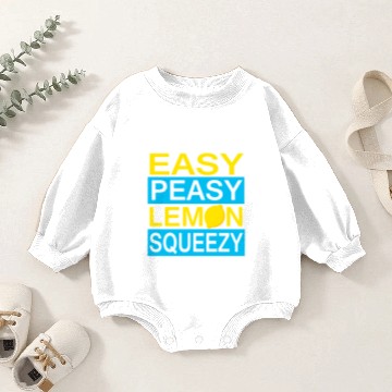 Discover Easy Peasy Lemon Squeezy Baby Romper Sweatshirts