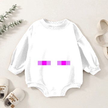 Discover Enderman eyes Baby Romper Sweatshirts