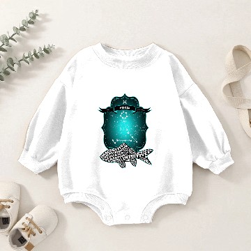 Discover Pisces Baby Romper Sweatshirts