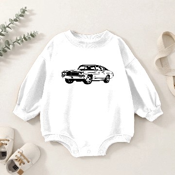 Discover muscle car Baby Romper Sweatshirts
