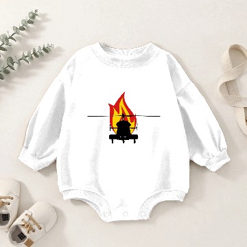 Discover Chopper flame Baby Romper Sweatshirts