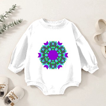Discover Johnny Depp Mandala Baby Romper Sweatshirts