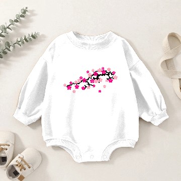Discover Hanami Sakura Spring Baby Romper Sweatshirts