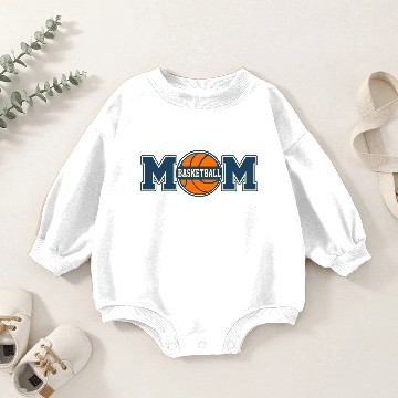 Discover Basketball Mom Baby Romper Sweatshirts