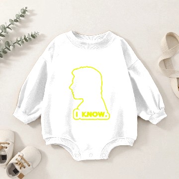 Discover Han Solo - I Know. Design Baby Romper Sweatshirts
