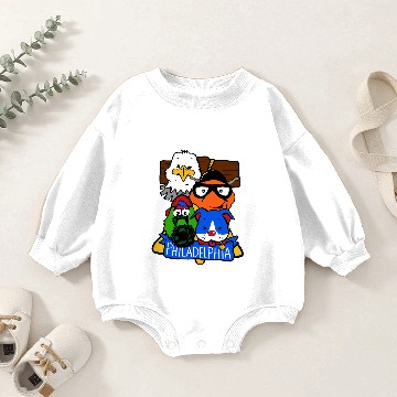 Discover Philly Sports Baby Romper Sweatshirts