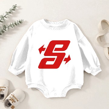 Discover System Transport Logo - Monogram (RED) Baby Romper Sweatshirts