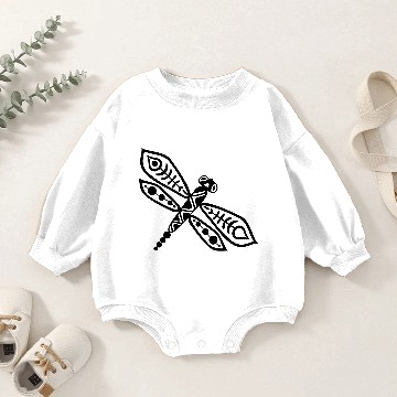 Discover dragonfly Baby Romper Sweatshirts