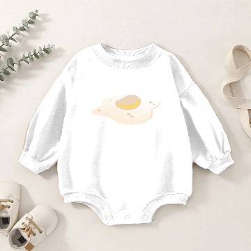 Discover Fried Egg Baby Romper Sweatshirts
