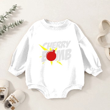 Discover Cherry Bomb Baby Romper Sweatshirts