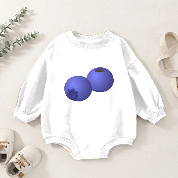 Discover Blueberries Baby Romper Sweatshirts