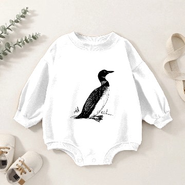 Discover Loon Baby Romper Sweatshirts