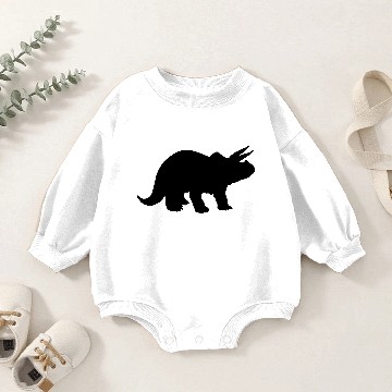 Discover Triceratops Baby Romper Sweatshirts