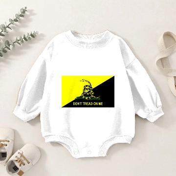 Discover Ancap Don't Tread on Me Baby Romper Sweatshirts