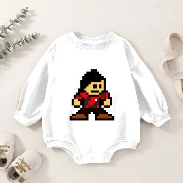 Discover Kuna Mega Man Logo Premium Baby Romper Sweatshirts