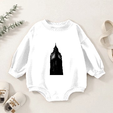 Discover Big ben clock tower Baby Romper Sweatshirts