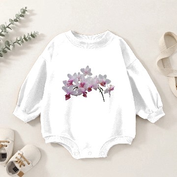 Discover Phalaenopsis Orchids Twilight Rainbow Baby Romper Sweatshirts