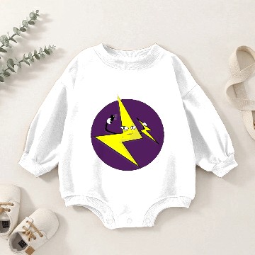 Discover Lightning Bolt Baby Romper Sweatshirts