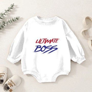 Discover Ultimate Frisbee Baby Romper Sweatshirts: Ultimate Boss - Light