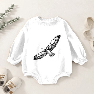 Discover Hawk Baby Romper Sweatshirts