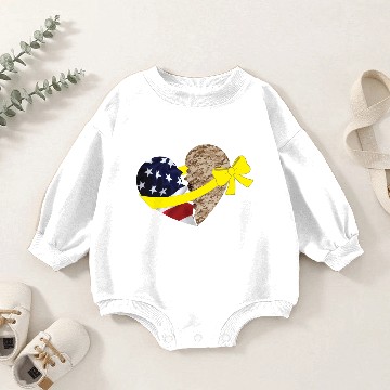 Discover Marine Corps - Deployment Strong Baby Romper Sweatshirts