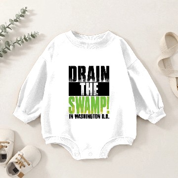 Discover DRAIN THE SWAMP Baby Romper Sweatshirts