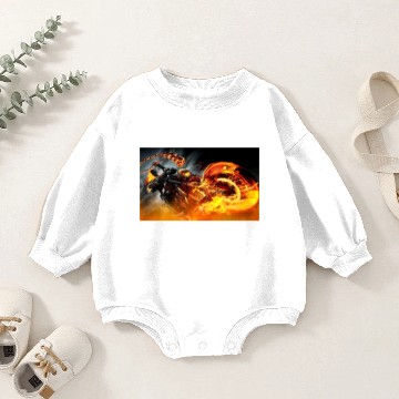 Discover The Ghost Rider Baby Romper Sweatshirts