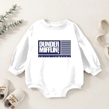 Discover Dunder Mifflin, Inc. Baby Romper Sweatshirts