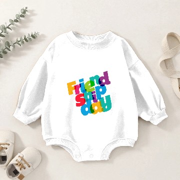 Discover colorful-friendship-day Baby Romper Sweatshirts