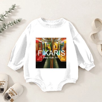 Discover Colorful NYC subway Baby Romper Sweatshirts