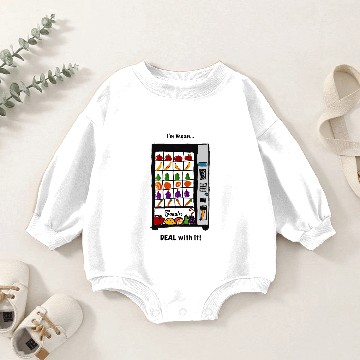 Discover Vegan Vending Machine Baby Romper Sweatshirts