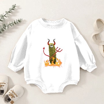 Discover Devil Pickle Baby Romper Sweatshirts