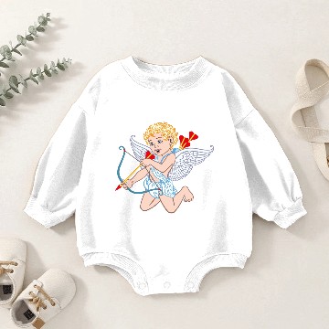 Discover angel-cupid-onion-smile Baby Romper Sweatshirts