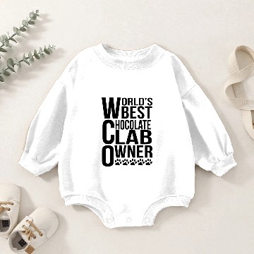 Discover World's Best Chocolate Lab Owner Baby Romper Sweatshirts