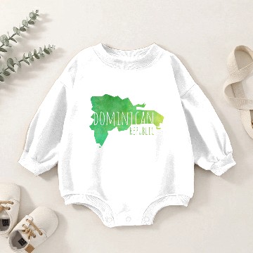 Discover Dominican Republic Baby Romper Sweatshirts