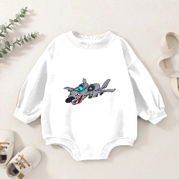 Discover A-10 Warthog Baby Romper Sweatshirts
