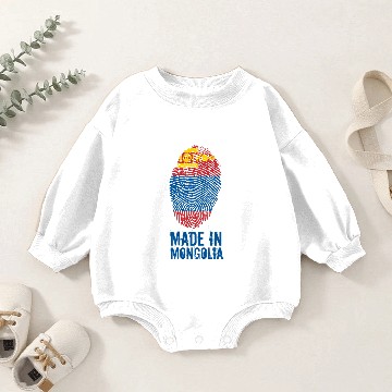 Discover Made In Mongolia / Монгол Улс Baby Romper Sweatshirts