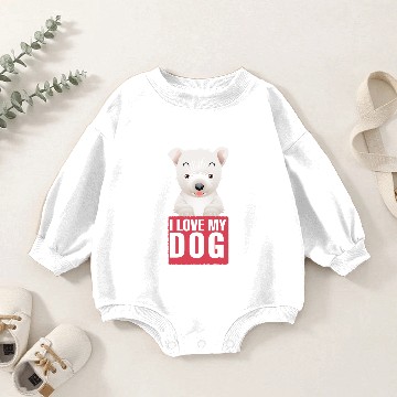 Discover I love my dog 13 Baby Romper Sweatshirts