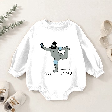 Discover Grace Jones Bear Baby Romper Sweatshirts