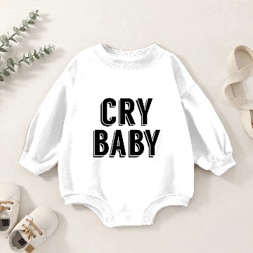 Discover Cry Baby Baby Romper Sweatshirts