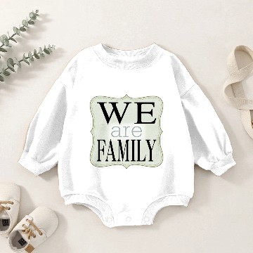 Discover We Are Family Baby Romper Sweatshirts