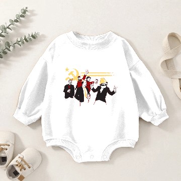 Discover The Communist Party Baby Romper Sweatshirts