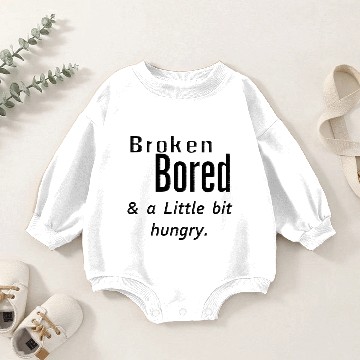 Discover Broken bored - by Fanitsa Petrou Baby Romper Sweatshirts
